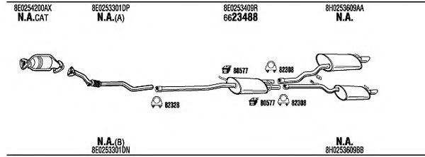 FONOS ADH18396 Exhaust System